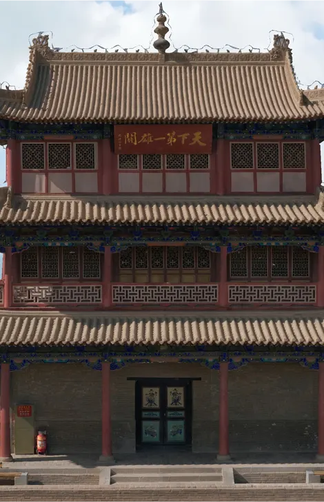 real scene 3d model of a chinese ancient building