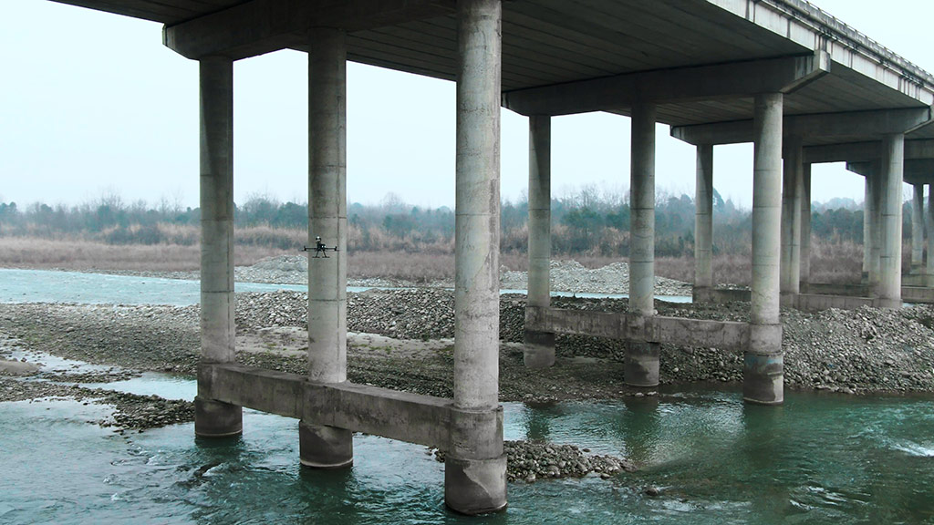 Under Bridge Drone  Inspection: Breaking Through the GNSS Weak-Signal Barrier