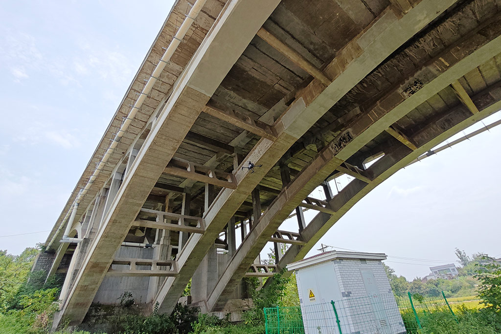 Drone Bridge Inspection Technology: Overcoming the Challenge of Weak GNSS Signals