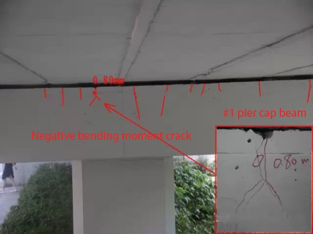 vertical-crack-in-pier-cap-beam